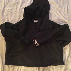 Cropped running hoodie